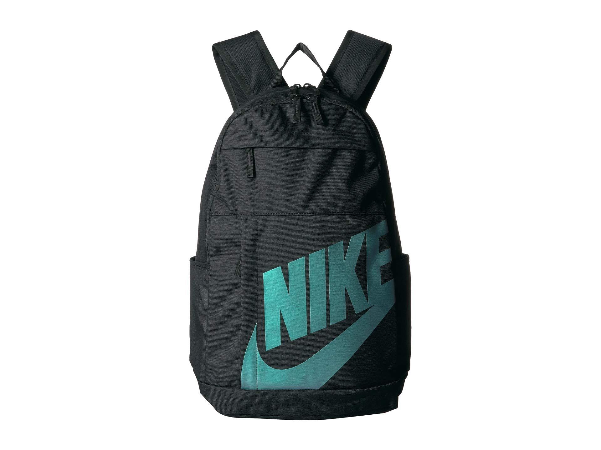 black and silver nike backpack
