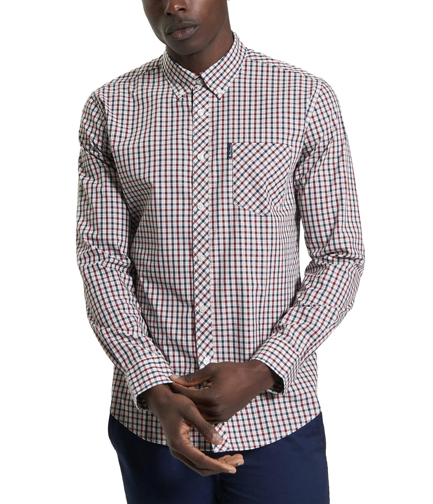 Camicia Uomo Casual Slim Fit Bianca A Maniche Lunghe – Bottoni Neri, Tessuto Traspirante - 5