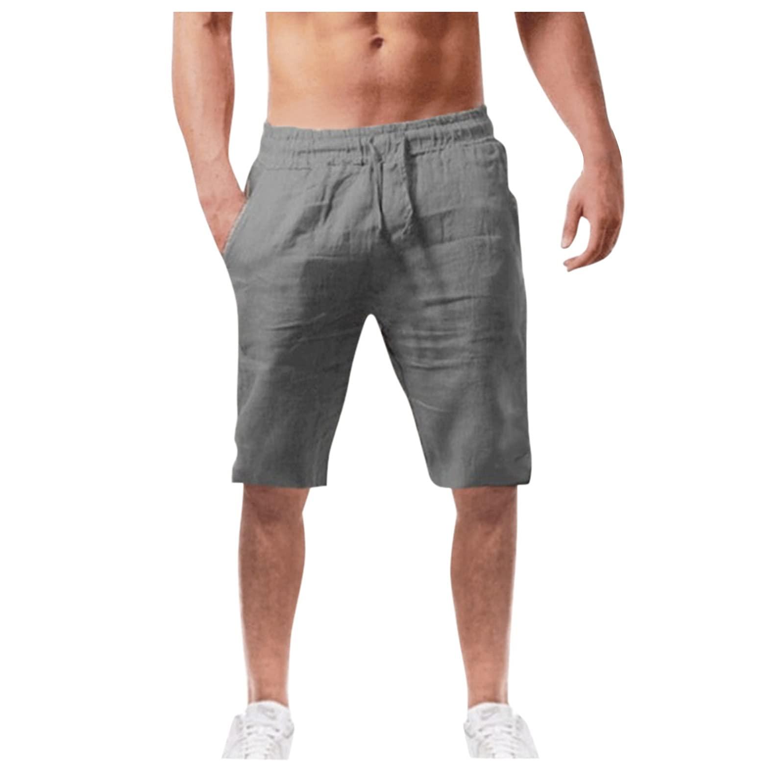 Coupe droite - Bermuda - Longueur genoux - Avec cordon de serrage -  Pantalon d'été - Pantalon de loisirs - Pantalon de plage en Superdry en  coloris Gris | Lyst