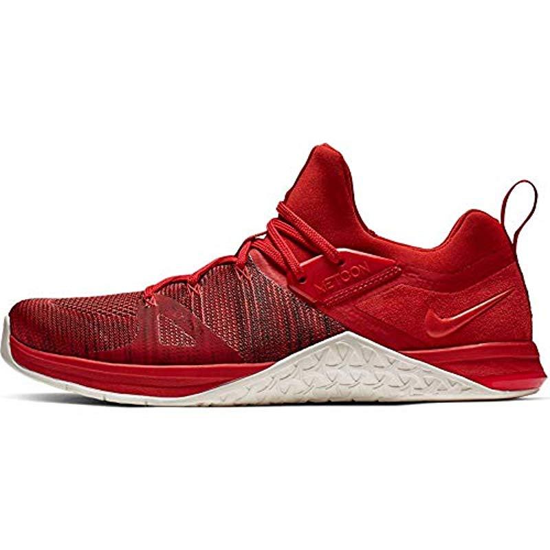 Nike Metcon Flyknit 3 in Red for Men - Lyst