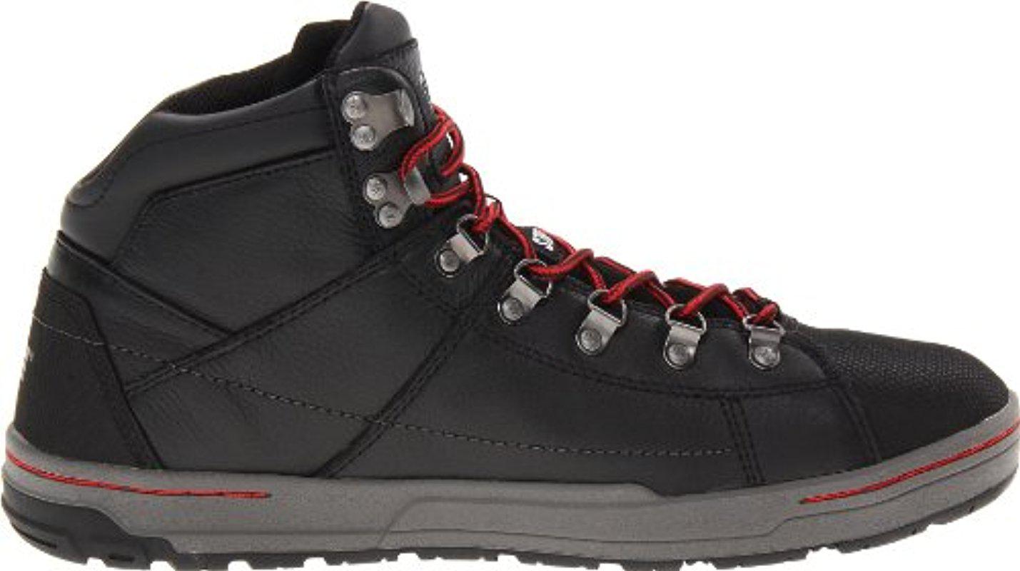 caterpillar men's brode hi steel toe skate shoe