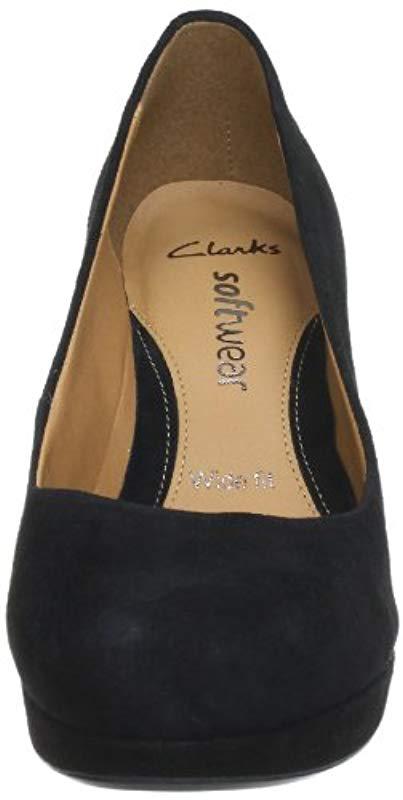 clarks shoes anika kendra black suede