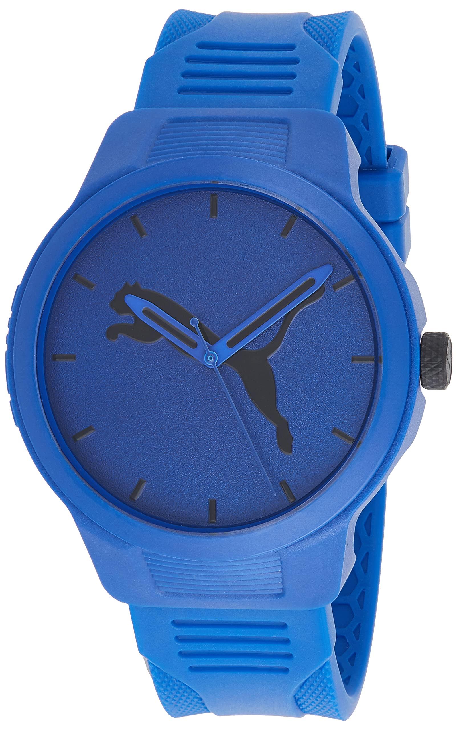 PUMA Reset V2 Polyurethane Watch in Black (Blue) for Men - Save 66% - Lyst