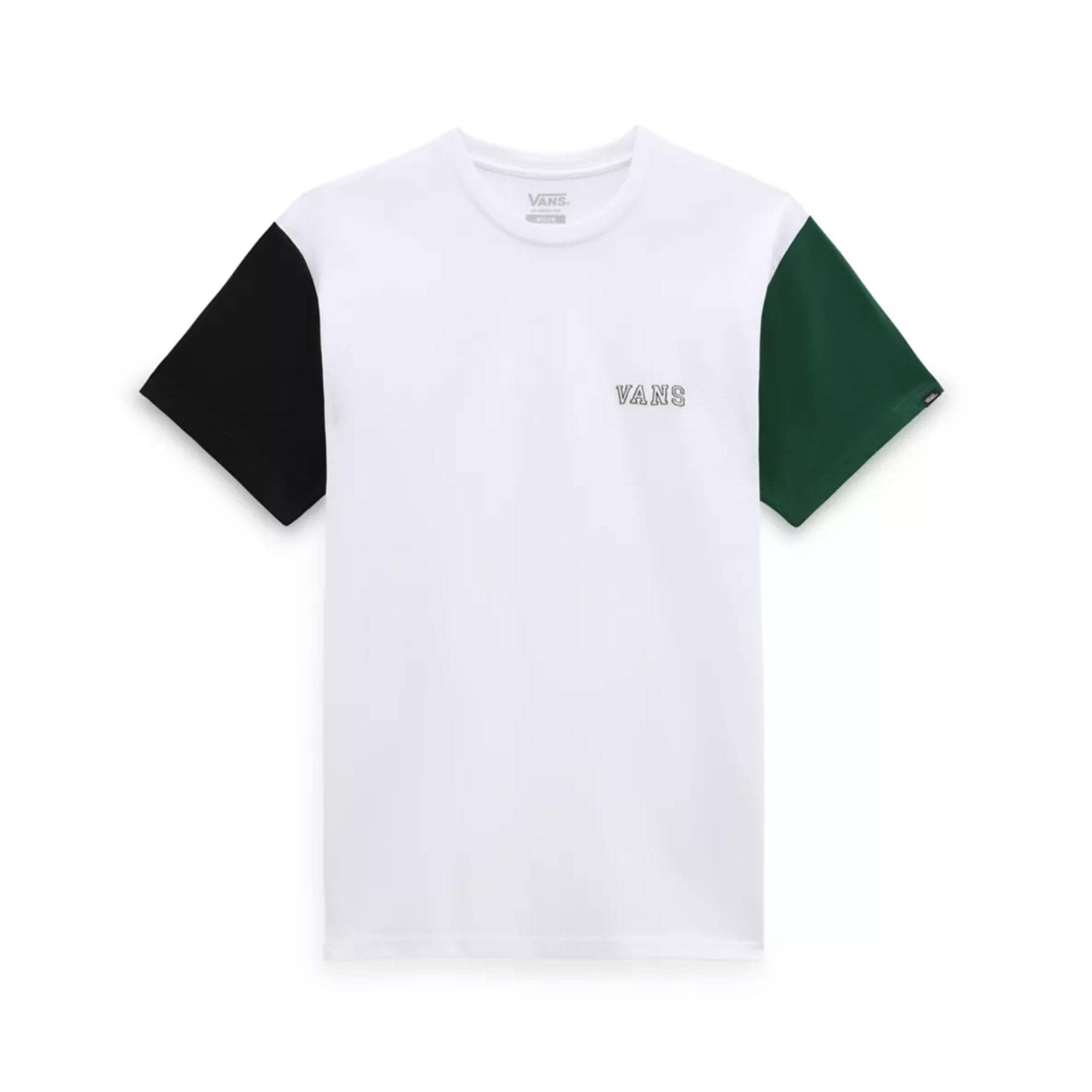 Vans Uomo Colorblock Varsity Ss Tee Vn0007v8wht T-shirt in White for Men |  Lyst UK