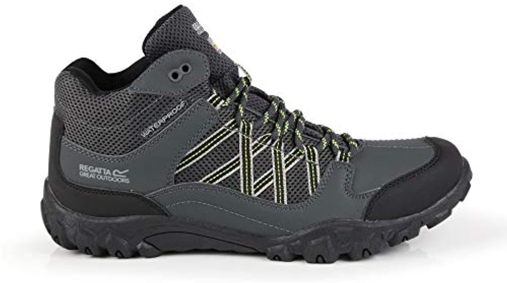 Men's edgepoint mid waterproof walking boots black granite Clearance
