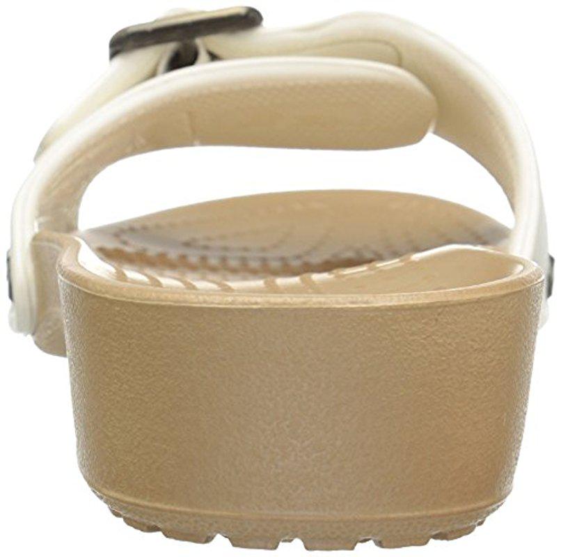 crocs sarah wedge sandal