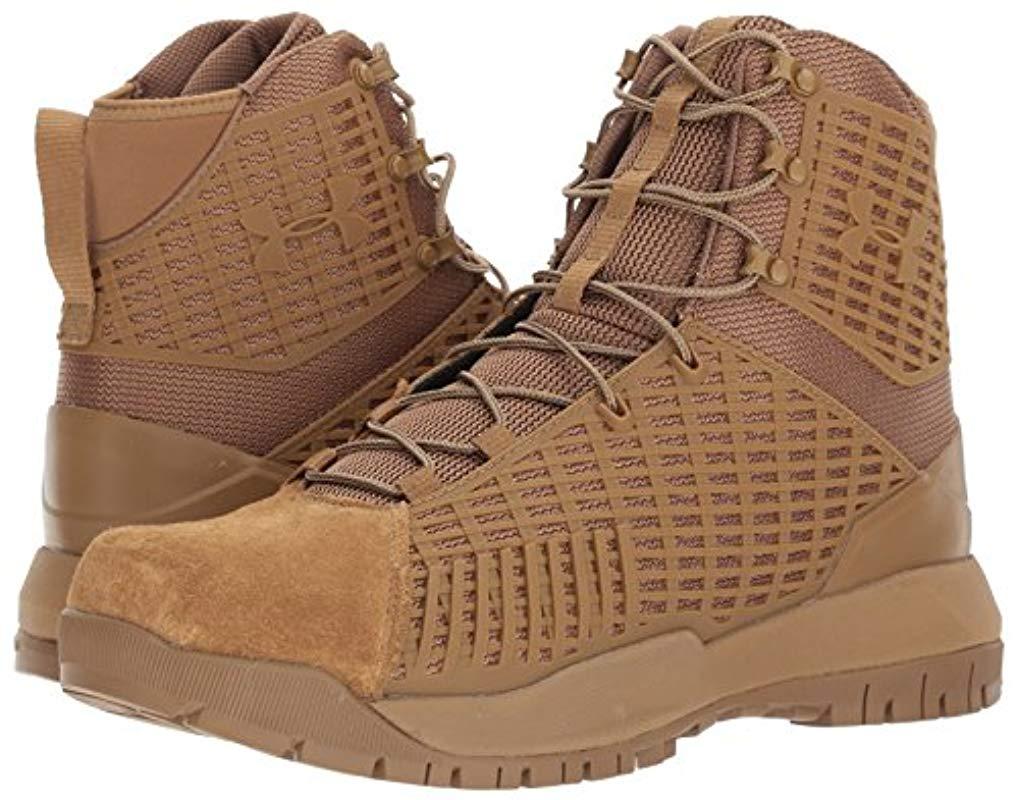 under armour tan combat boots