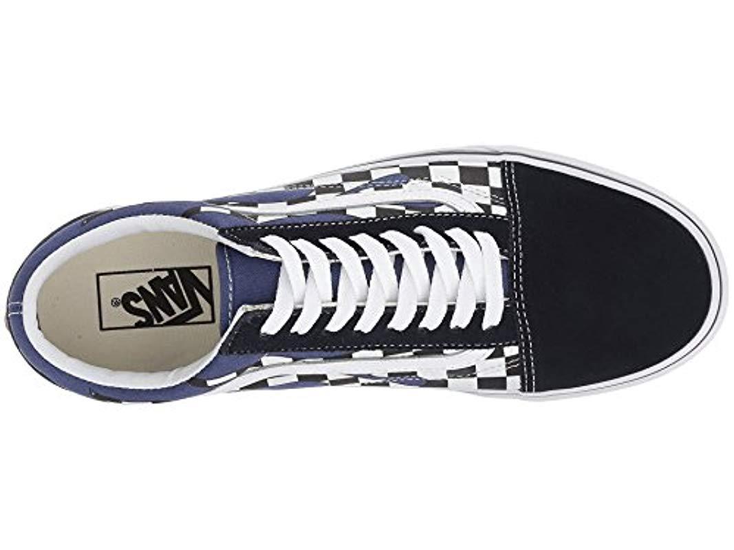navy blue flame vans