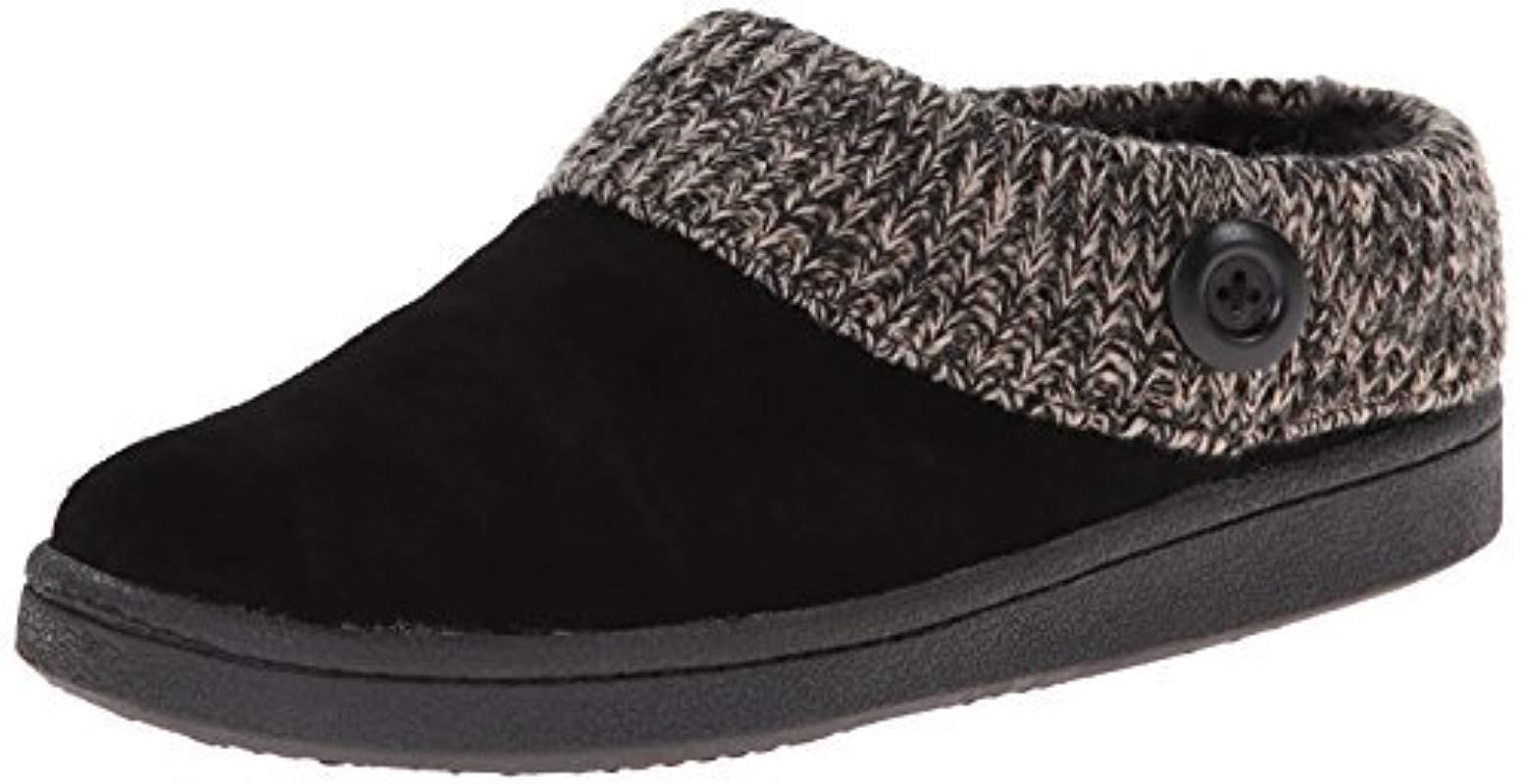clarks suede scuff slipper