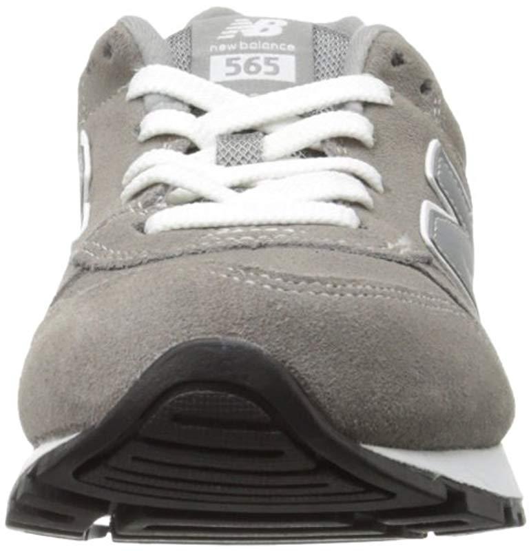 New Balance Suede M565 Classic Running Shoes in Grey (Grey) (Grey) for Men  - Lyst