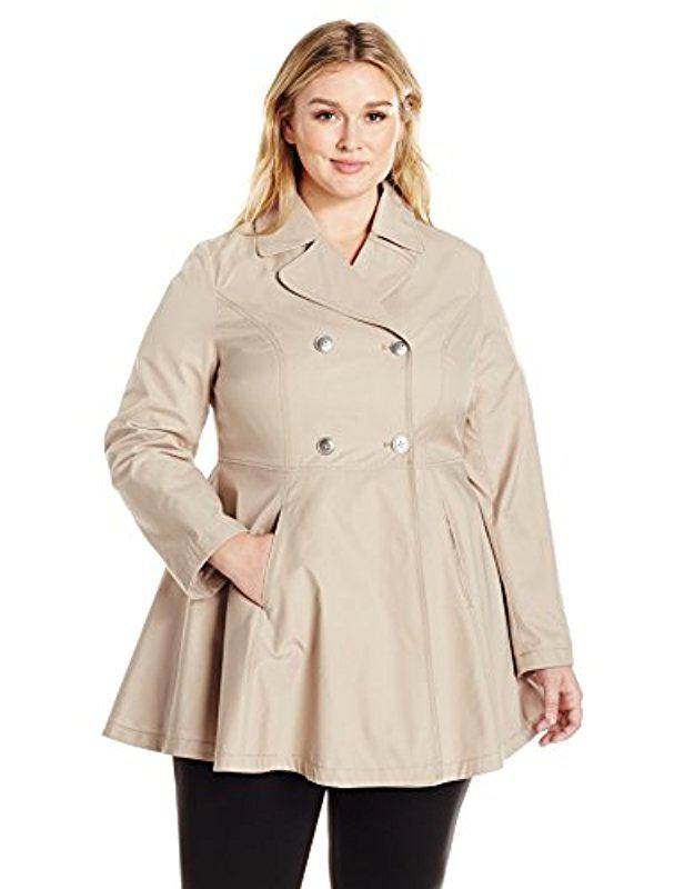 fit and flare plus size coat