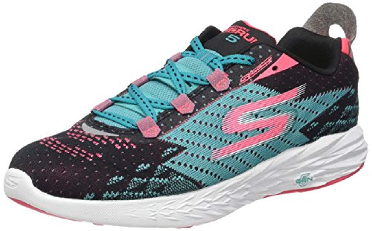 skechers go run 5 mujer azul