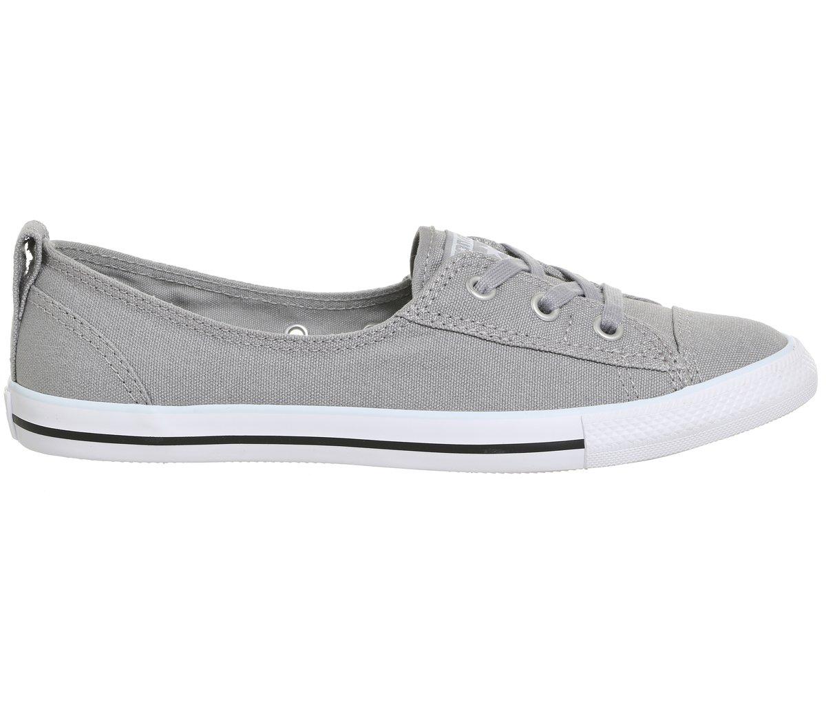 masse Symptomer Ruin Converse Ctas Ballet Lace Trainers Ash Grey Blue Canvas Exclusive - 4 Uk in  Grey | Lyst UK