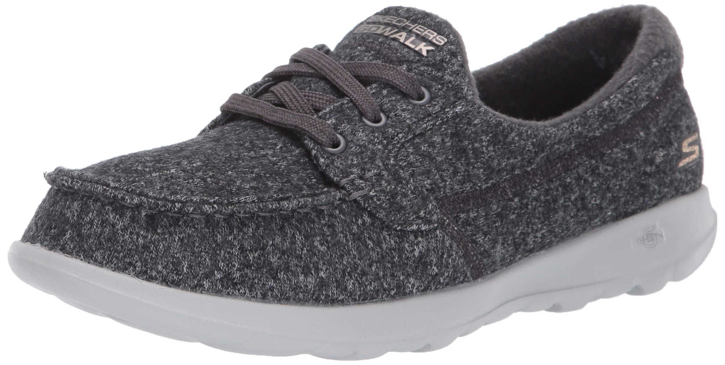 Skechers Performance Go Walk Lite Washawool Charcoal 6.5 in Gray