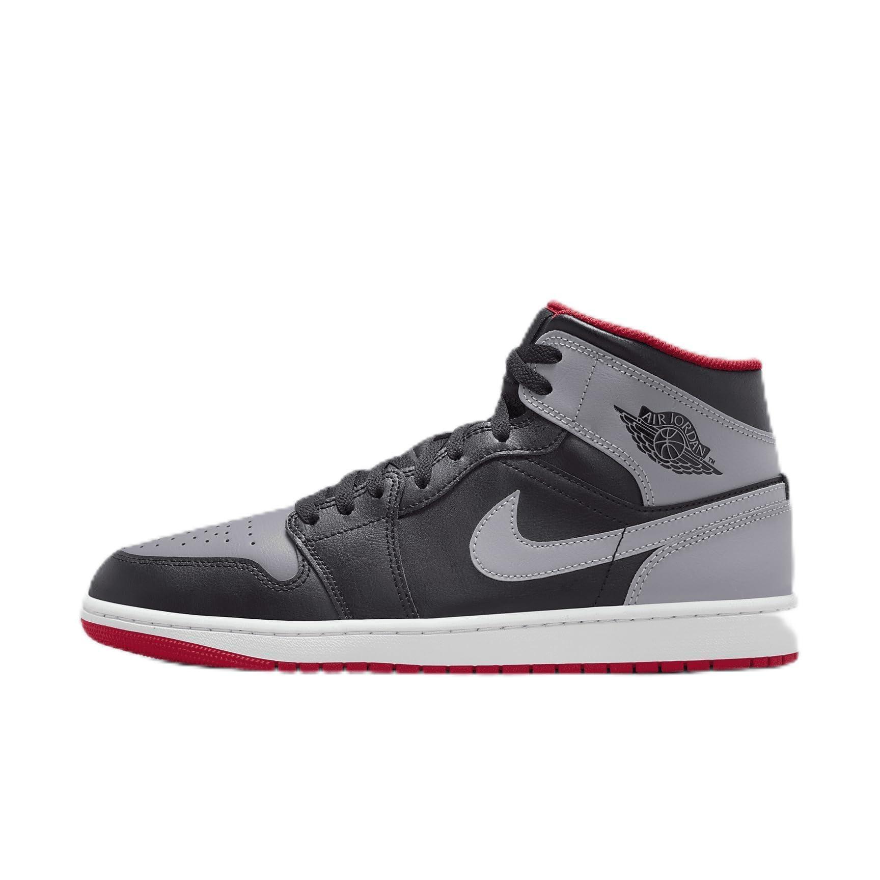Nike air jordan rood zwart sale