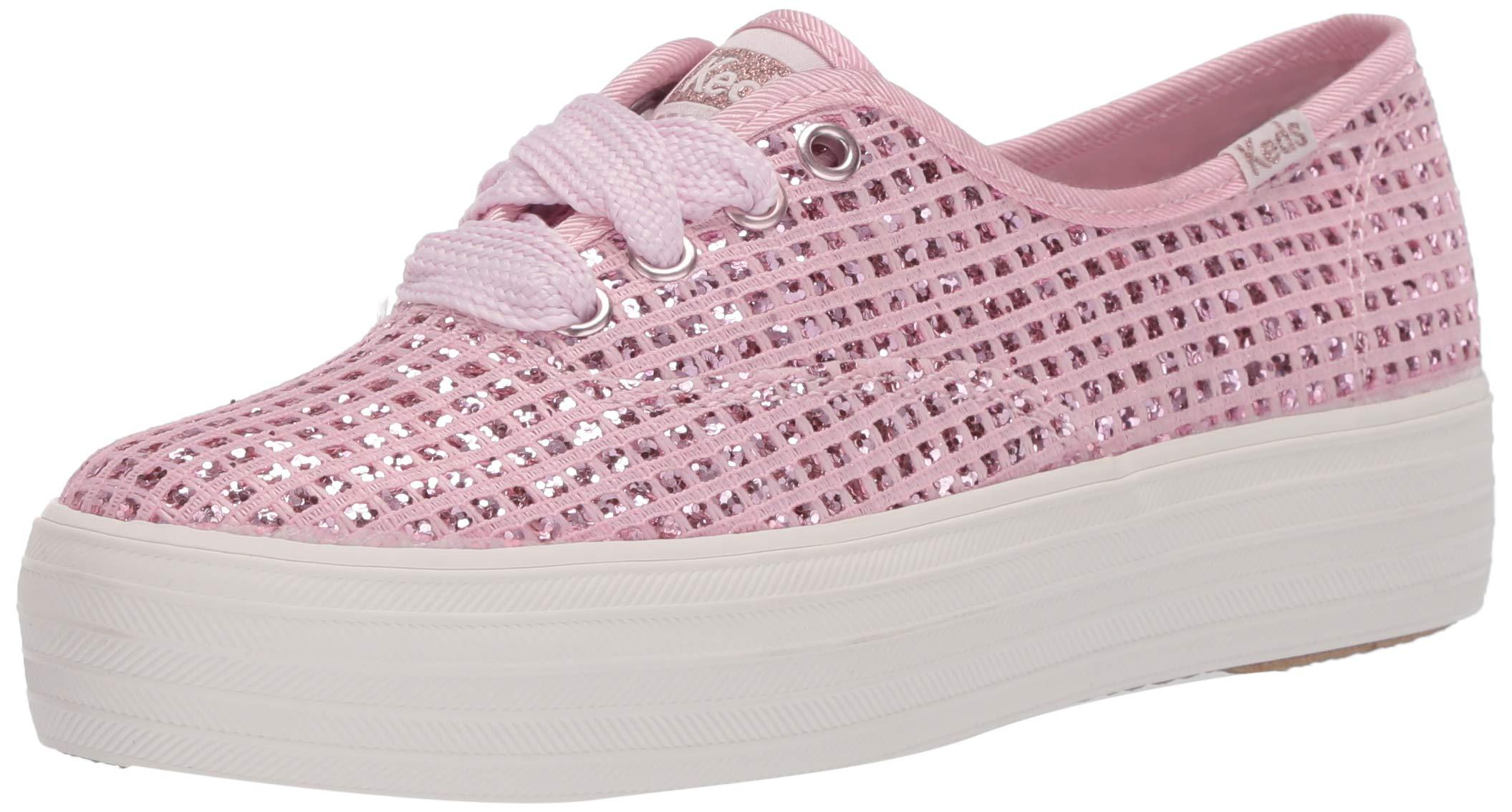 Keds Denim Triple Cvo Glitter Sneaker, Light Lilac in Purple Save 43