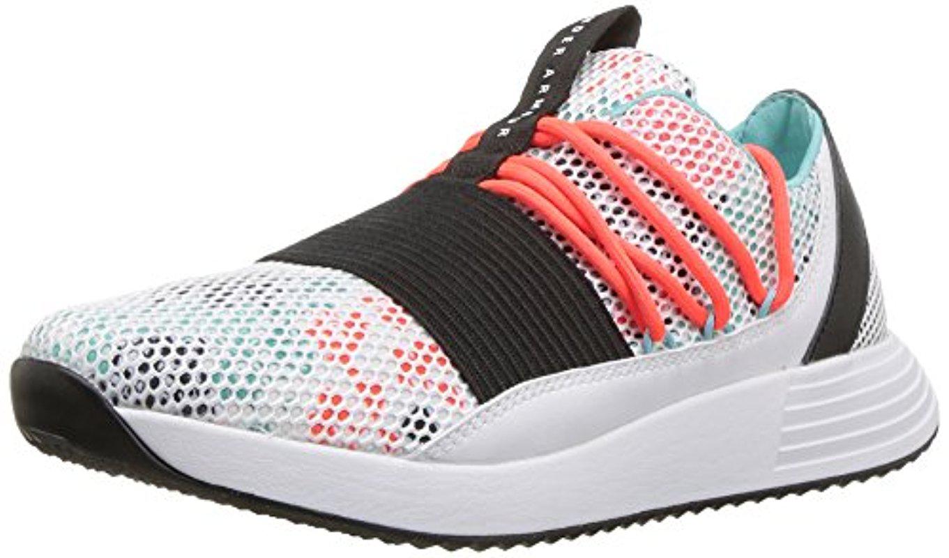 Under Armour Breathe Lace in White/Neon Coral/White (White) | Lyst