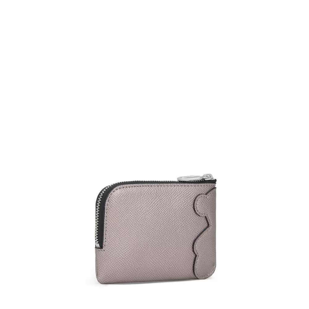 Portefeuille Femme En Cuir LA - Compact, Rouge, Fait Main En France, 10x8 Cm