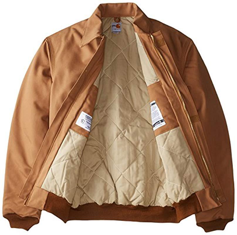 Tall Flame Resistant Duck Bomber Jacket 