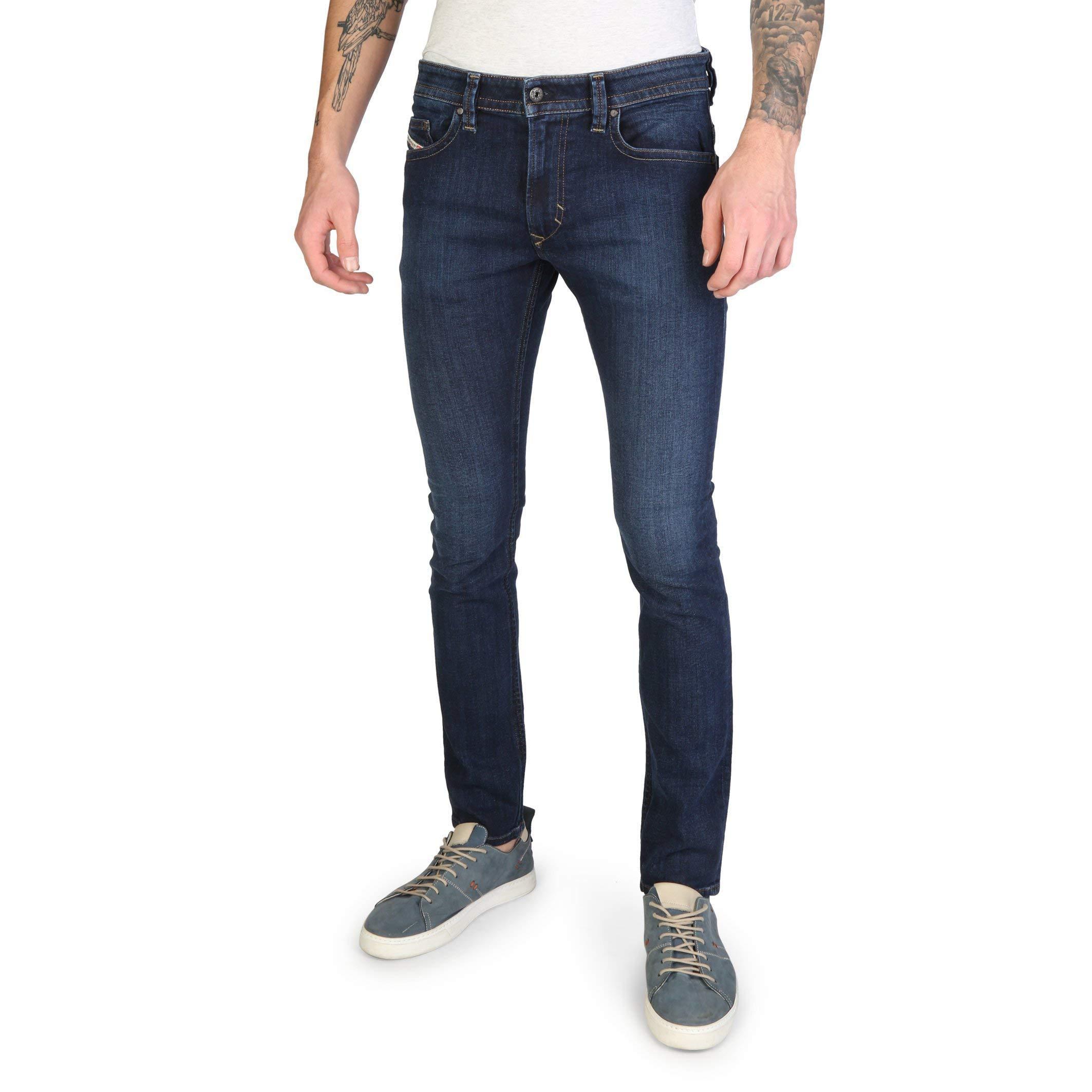 DIESEL Denim Jeans Thavar Rv418 Slim-skinny Blue Jeans for Men - Lyst