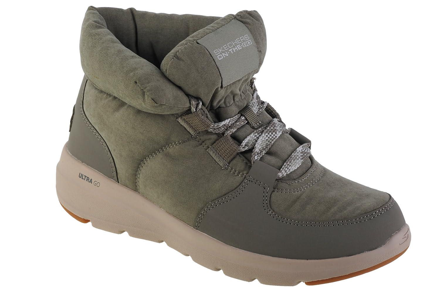 Skechers Glacial Ultra trend Up Winter Boots in Black Lyst UK