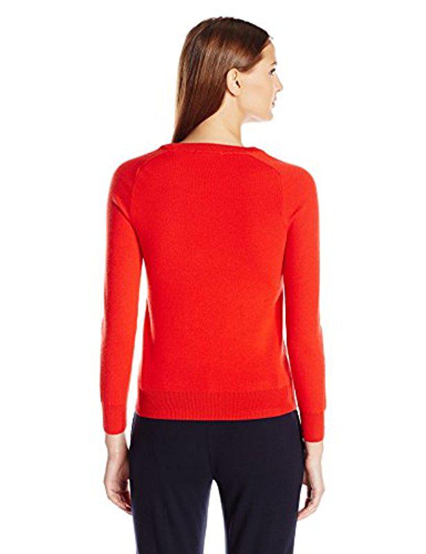 red long sleeve jumper