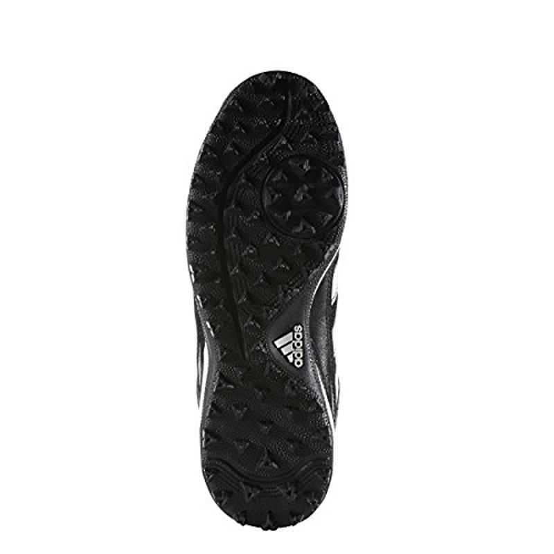 adidas Originals Leather Adidas Performance Turf Hog Lx Mid Football Cleat  in Black/White/Silver (Black) for Men - Lyst