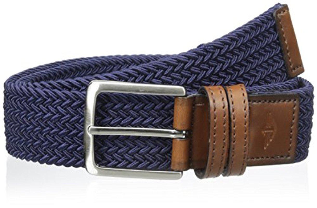Dockers 1 3/8 In. Stretch Fabric Braided Belt in Navy (Blue) for Men Lyst