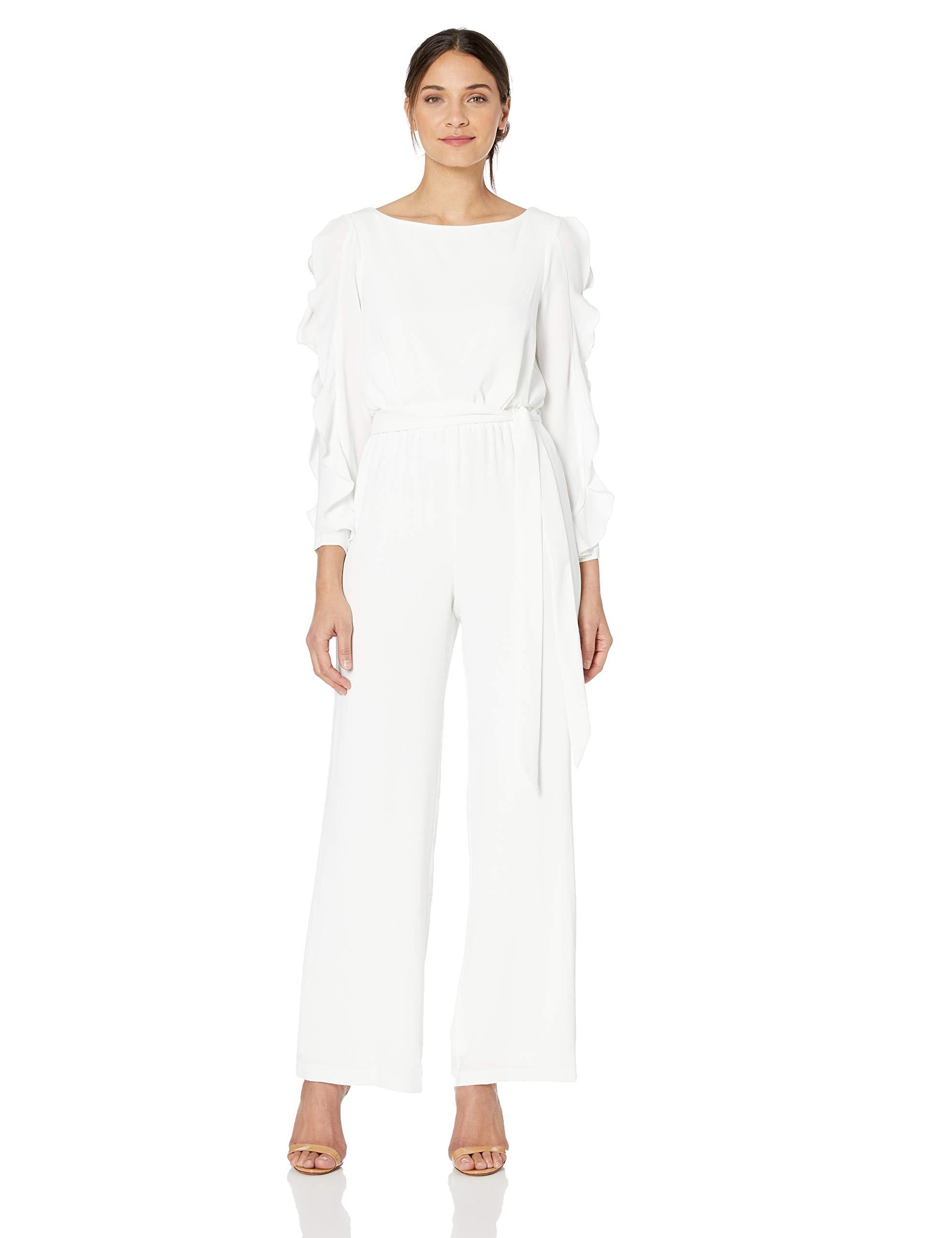 white fancy jumpsuit