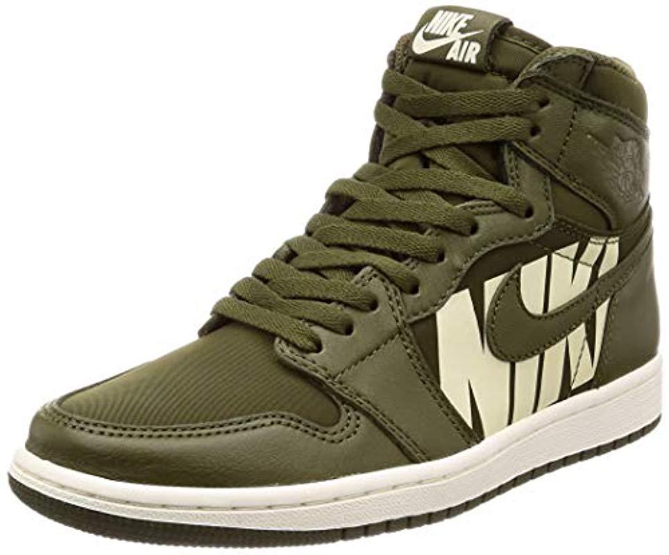 jordan 1 high og olive canvas