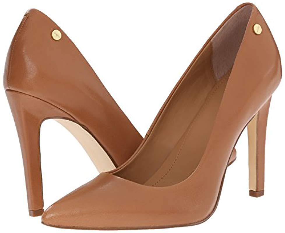 calvin klein caramel pumps