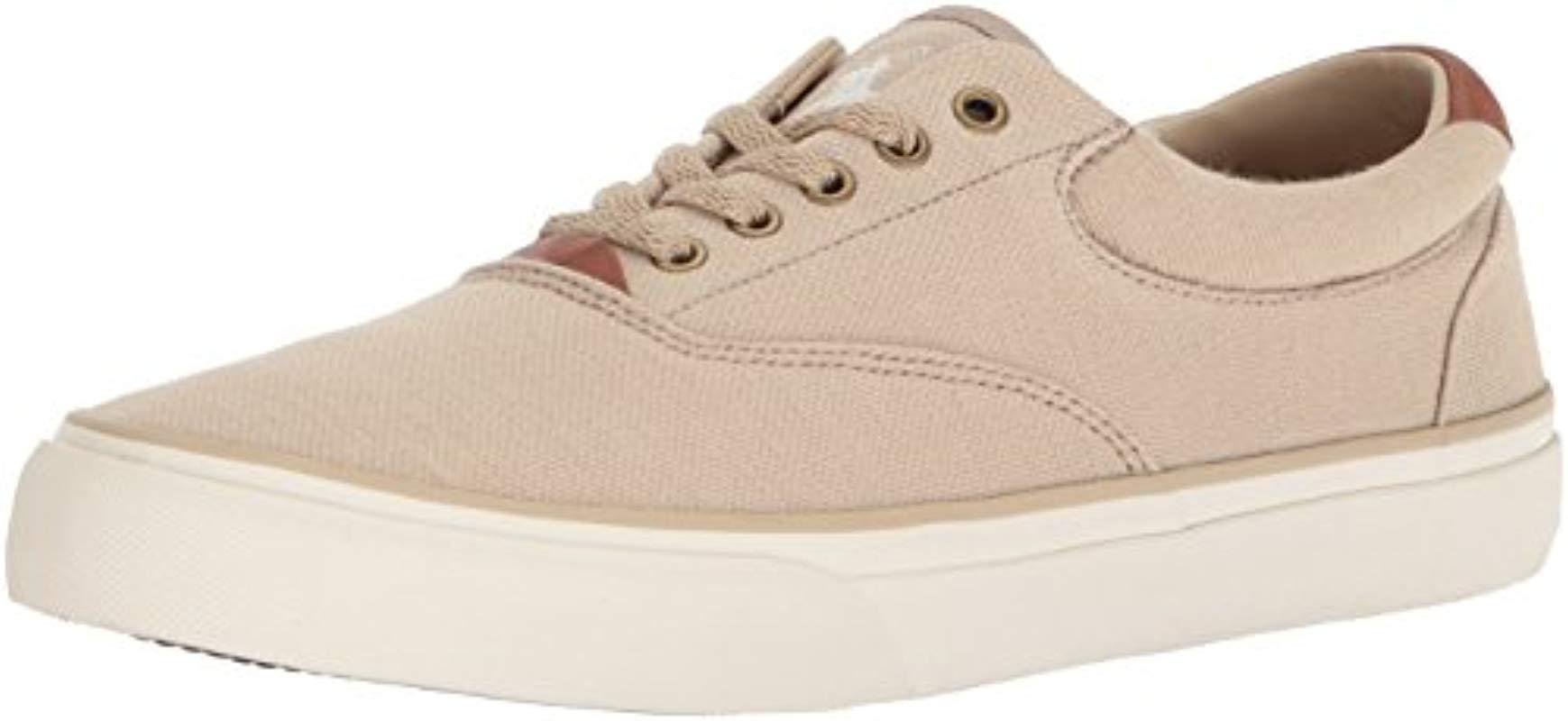 Polo Ralph Lauren Thorton Ii Sneaker in Natural for Men - Save 42% - Lyst