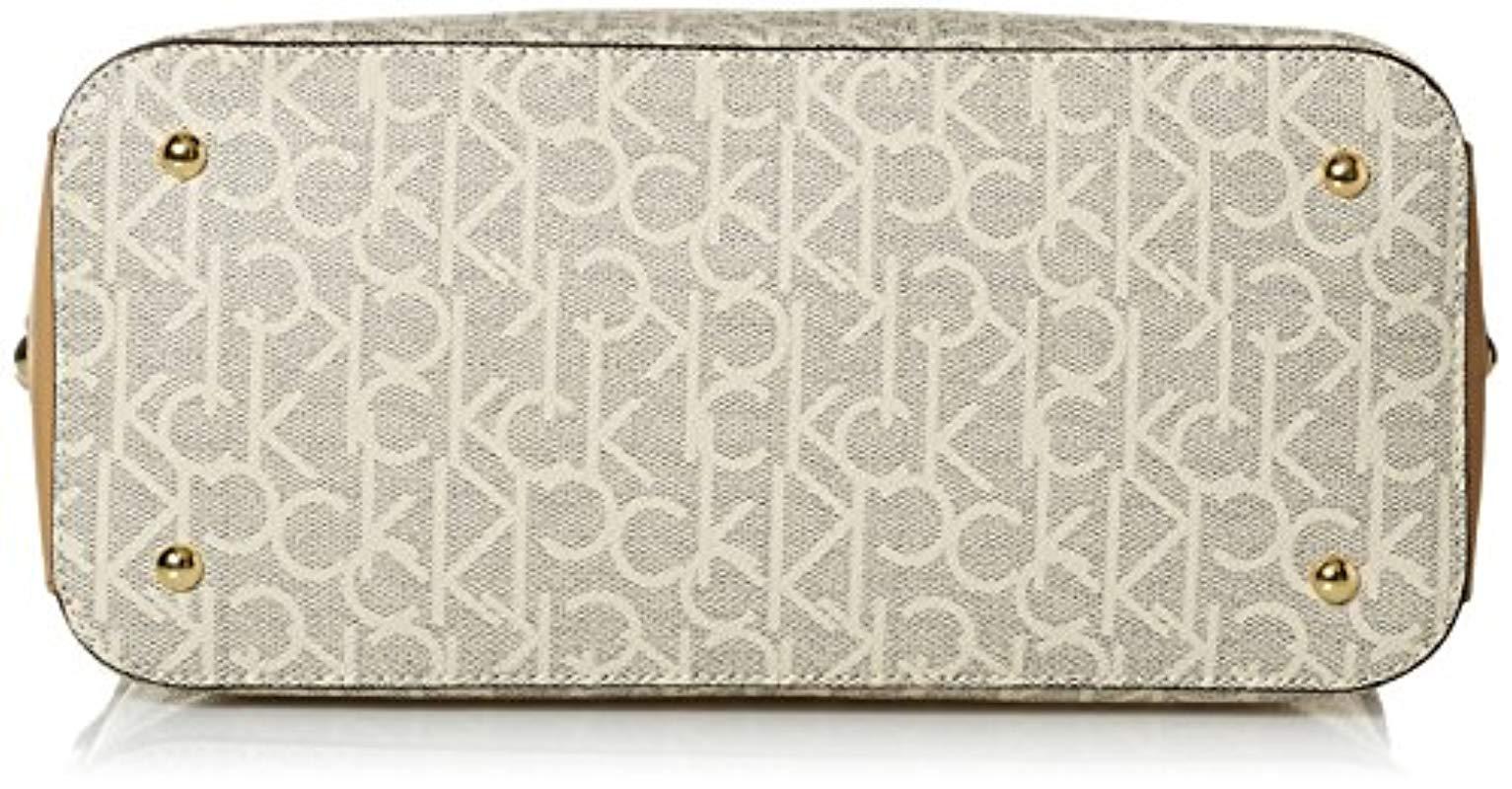 calvin klein sabrina east west satchel
