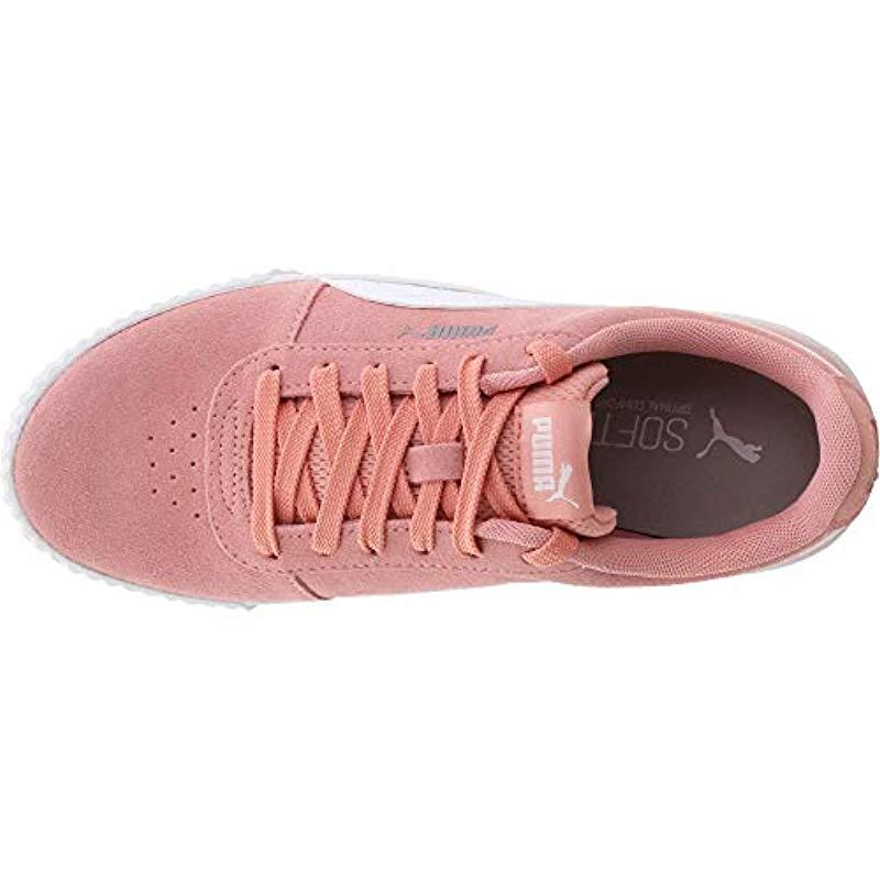 PUMA Suede Carina Sneaker in Pink - Lyst