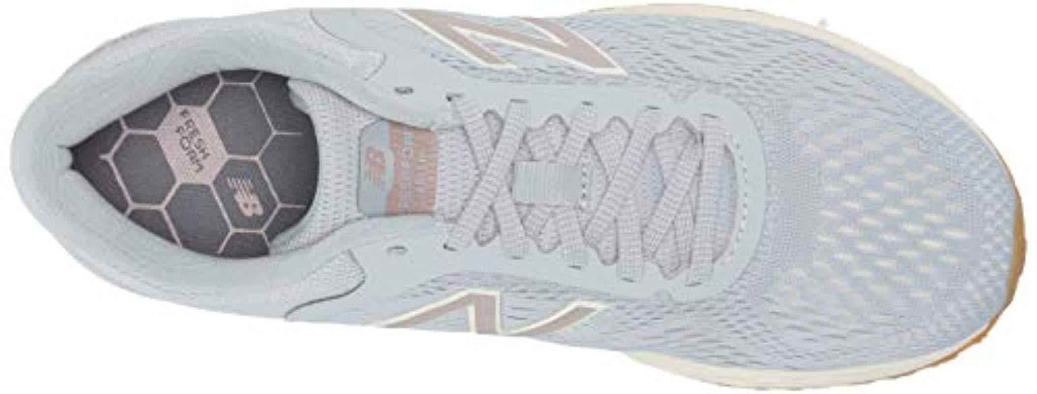 new balance fresh foam arishi v2 in light cyclone with sea salt & champagne metallic