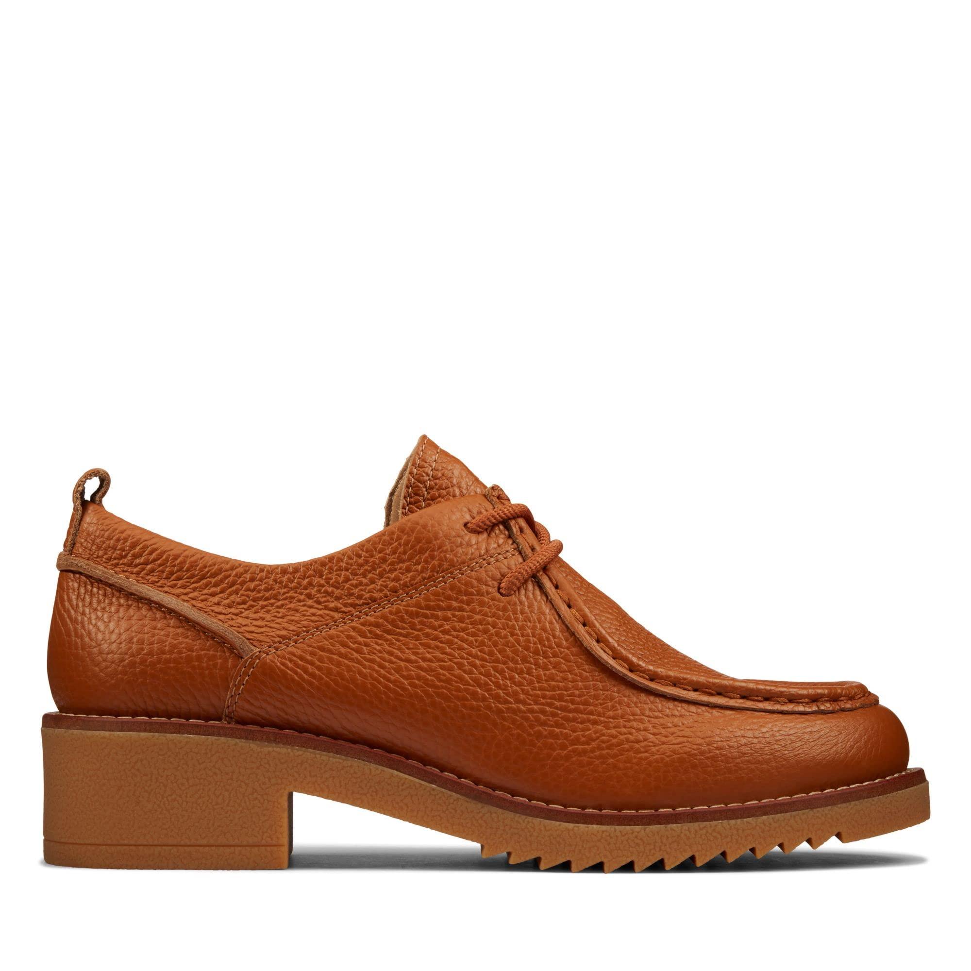 Clarks Eden Mid Lace in Brown | Lyst UK
