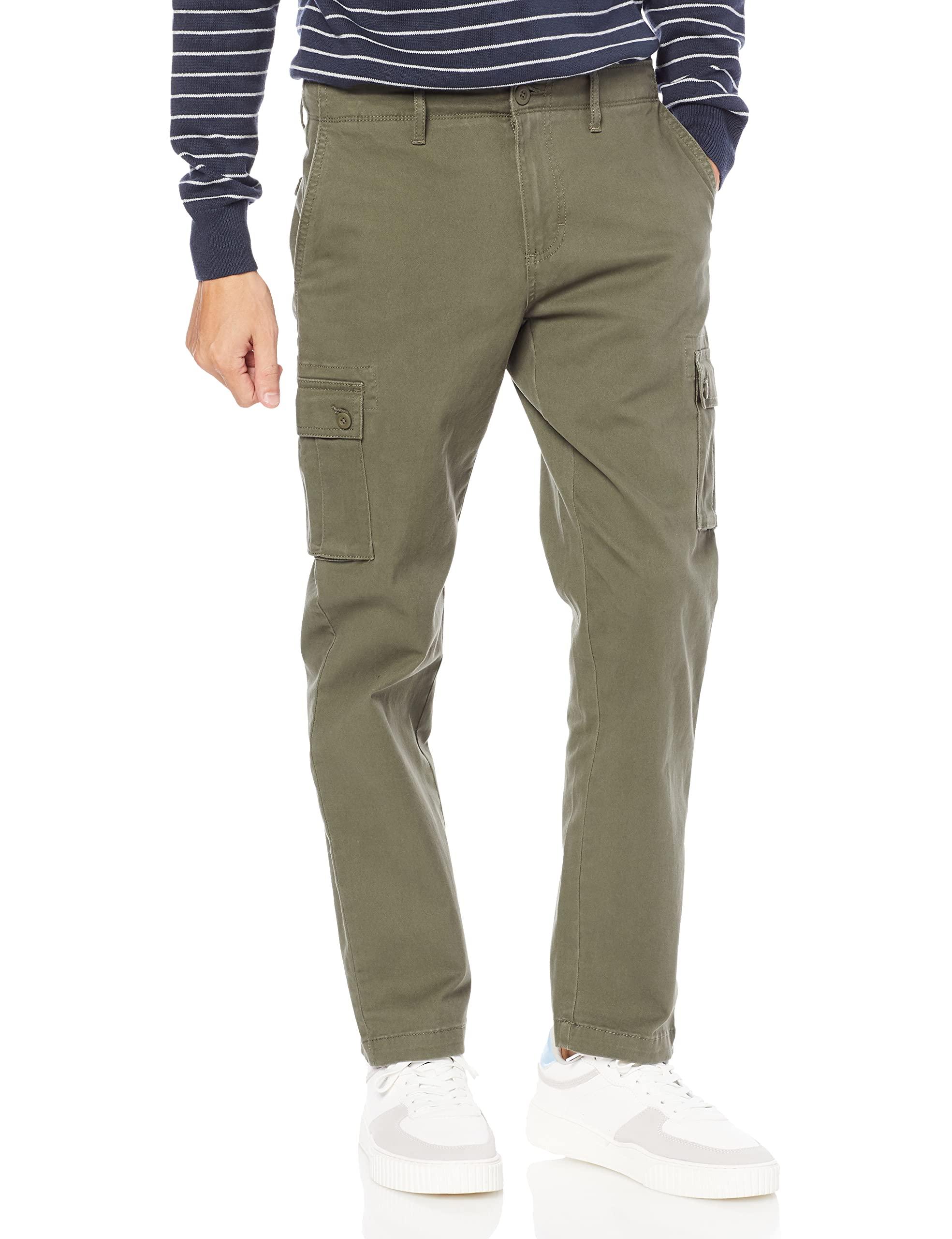 Amazon Essentials Straight-fit Stretch Cargo Pant in Olive (Green) for Men  - Save 4% - Lyst
