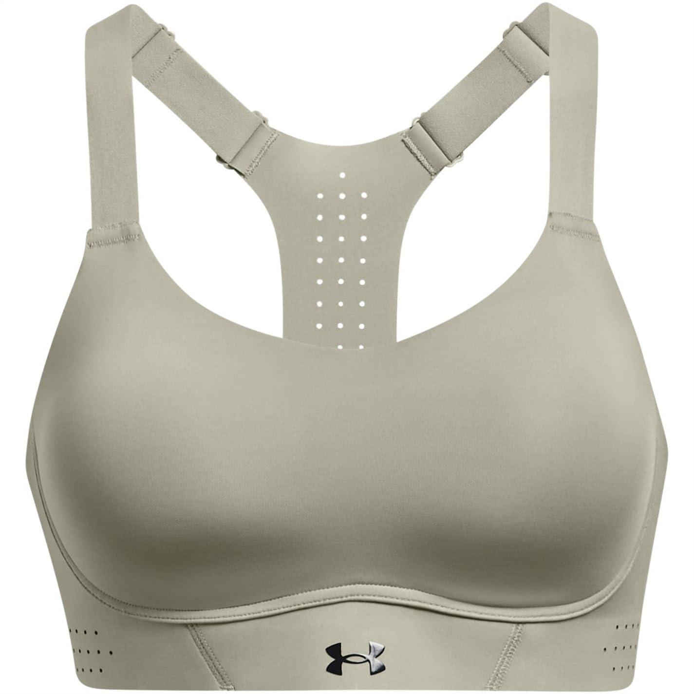 Under Armour S Uplift High Impact Sports Bra Green 32d in Grey