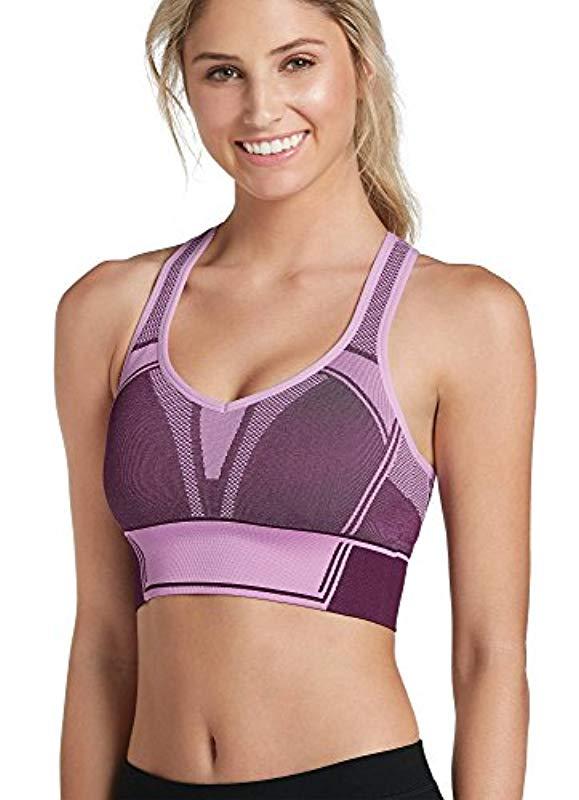 Jockey Synthetic Removable Cup Seamless Bra in Purple Lyst