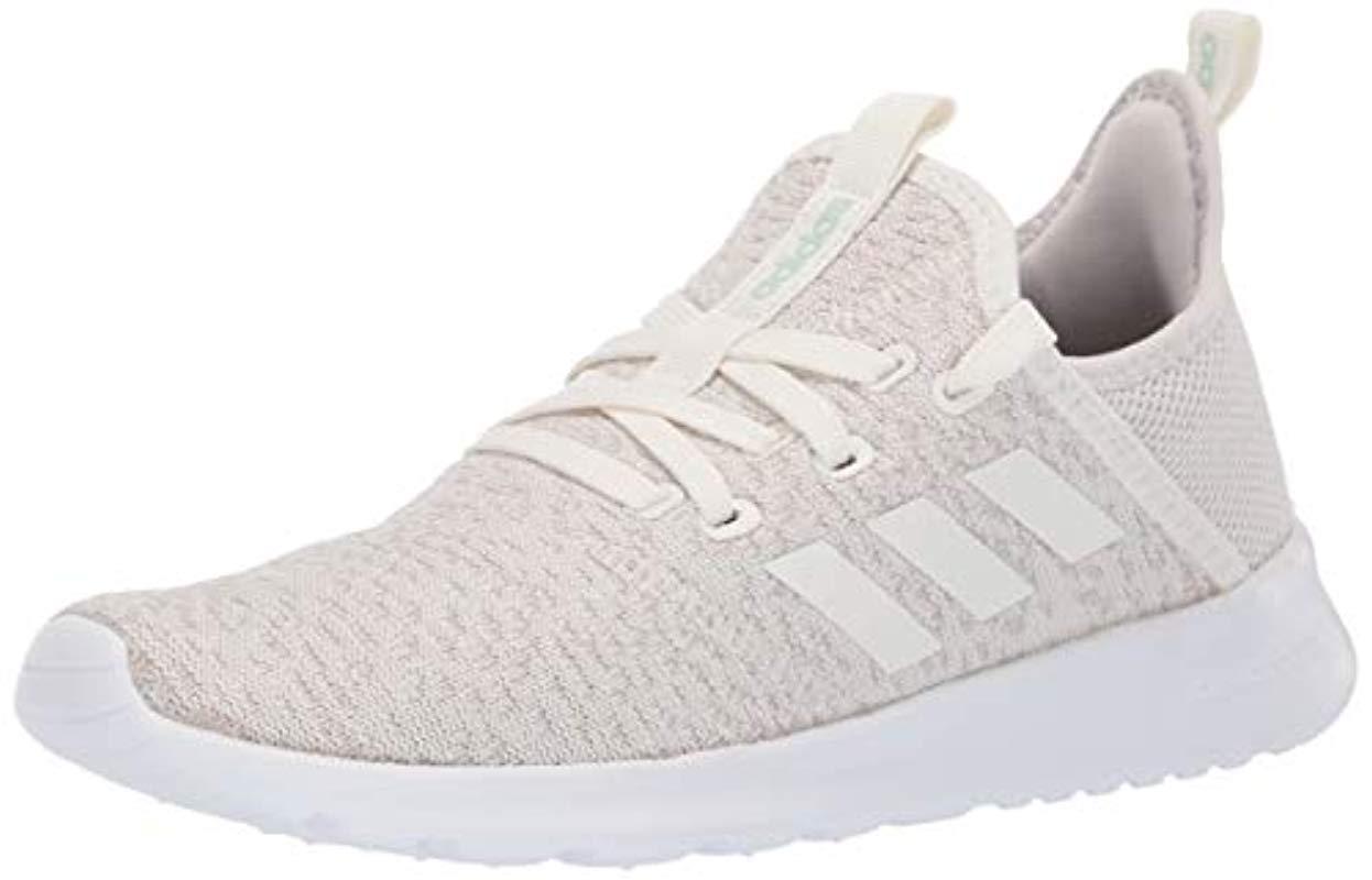 adidas Cloudfoam Pure Running Shoe in Cloud White/Ice Mint (White) | Lyst