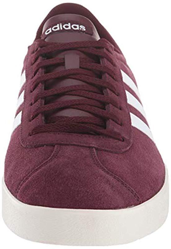 adidas vl court maroon