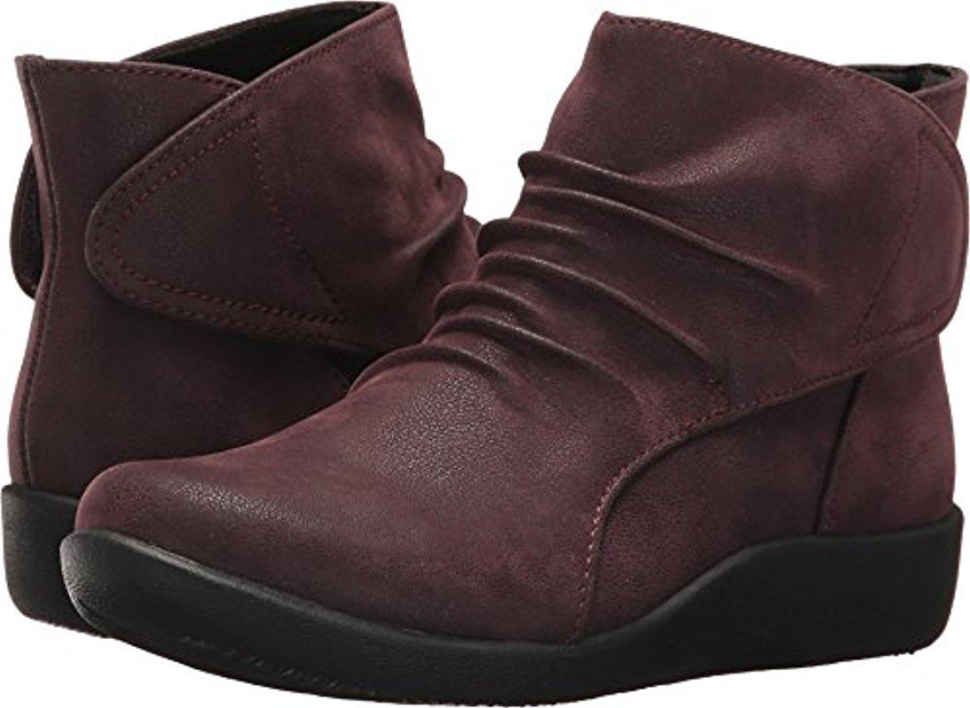 clarks sillian sway aubergine