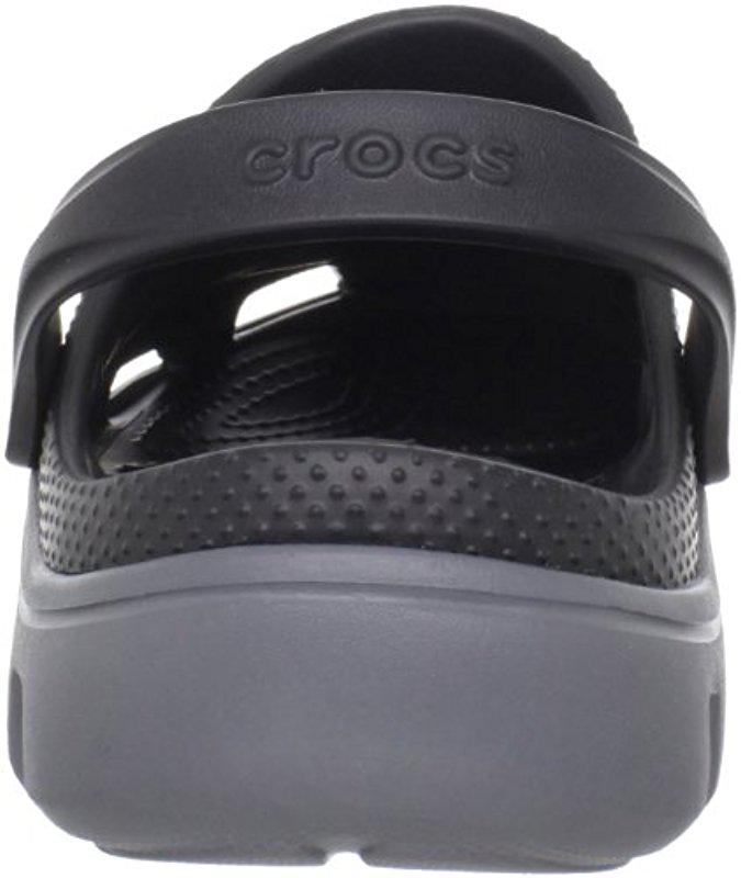 Crocs Unisex Duet Sport Clog in Black Lyst