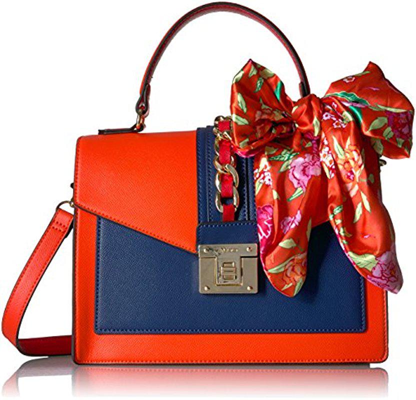 ALDO Glendaa Top Handle Handbag in Orange - Lyst