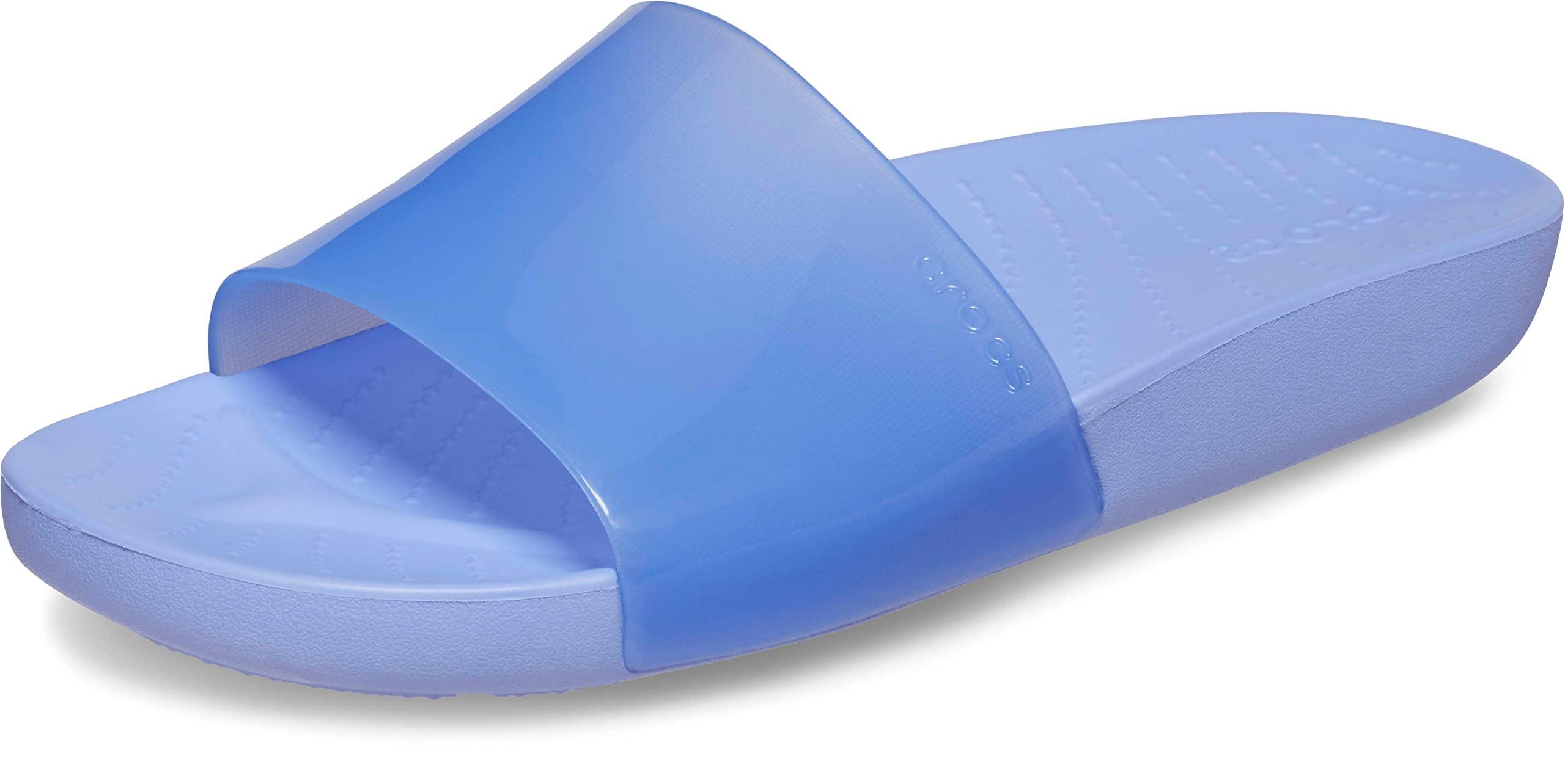 Crocs™ Splash Glossy Slide Moon Jelly Size 4 Uk in Blue | Lyst