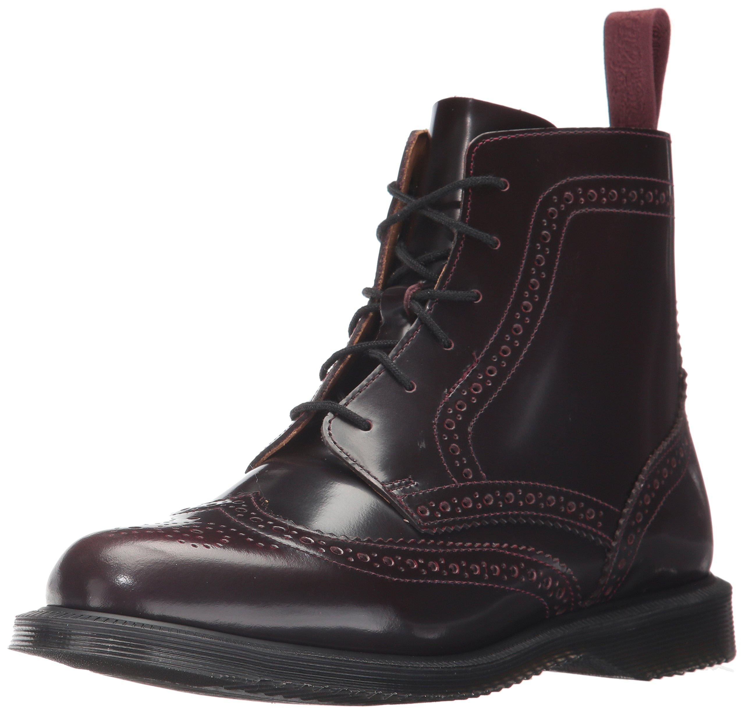 Dr. Martens Delphine 8-eye Brogue Boot in Black | Lyst UK