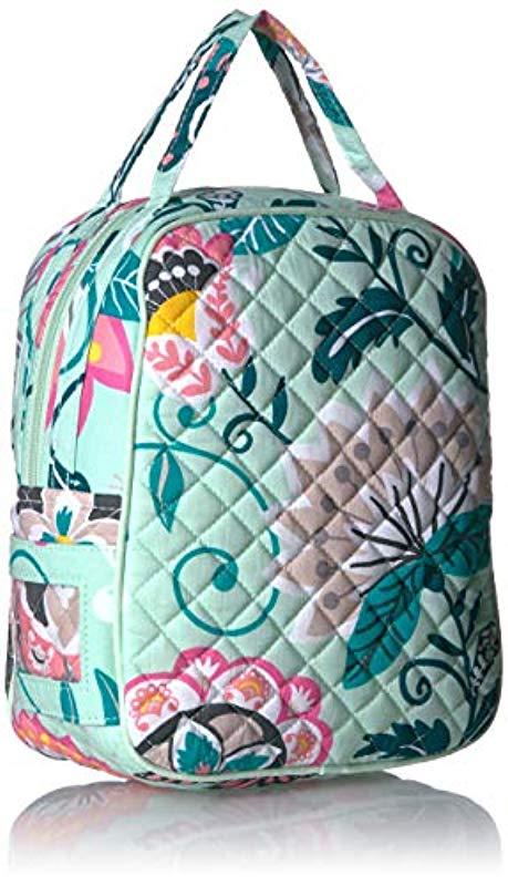 Vera Bradley Cotton Lunch Bunch In Mint Flowers Green Lyst