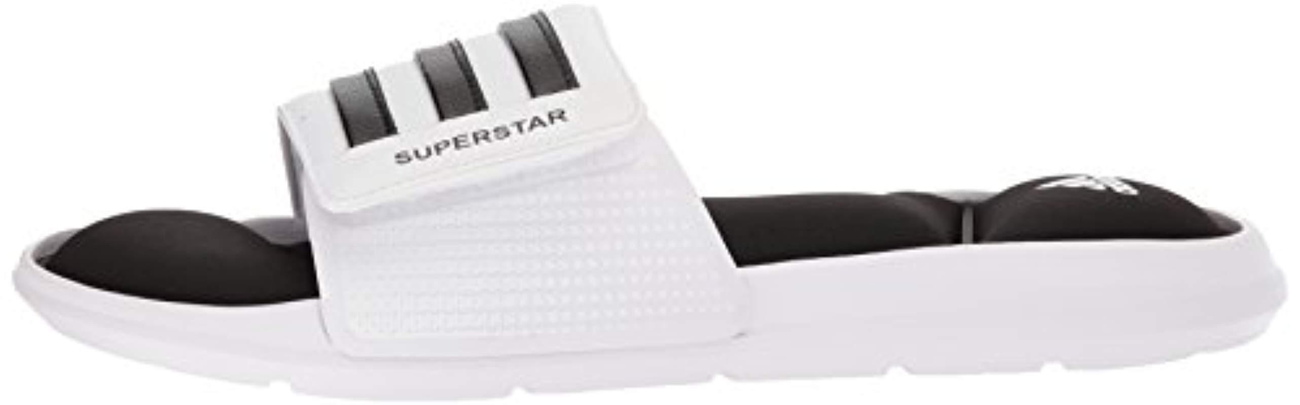 adidas Superstar 5g Slide Sandal in White/Black/White (White) for Men | Lyst