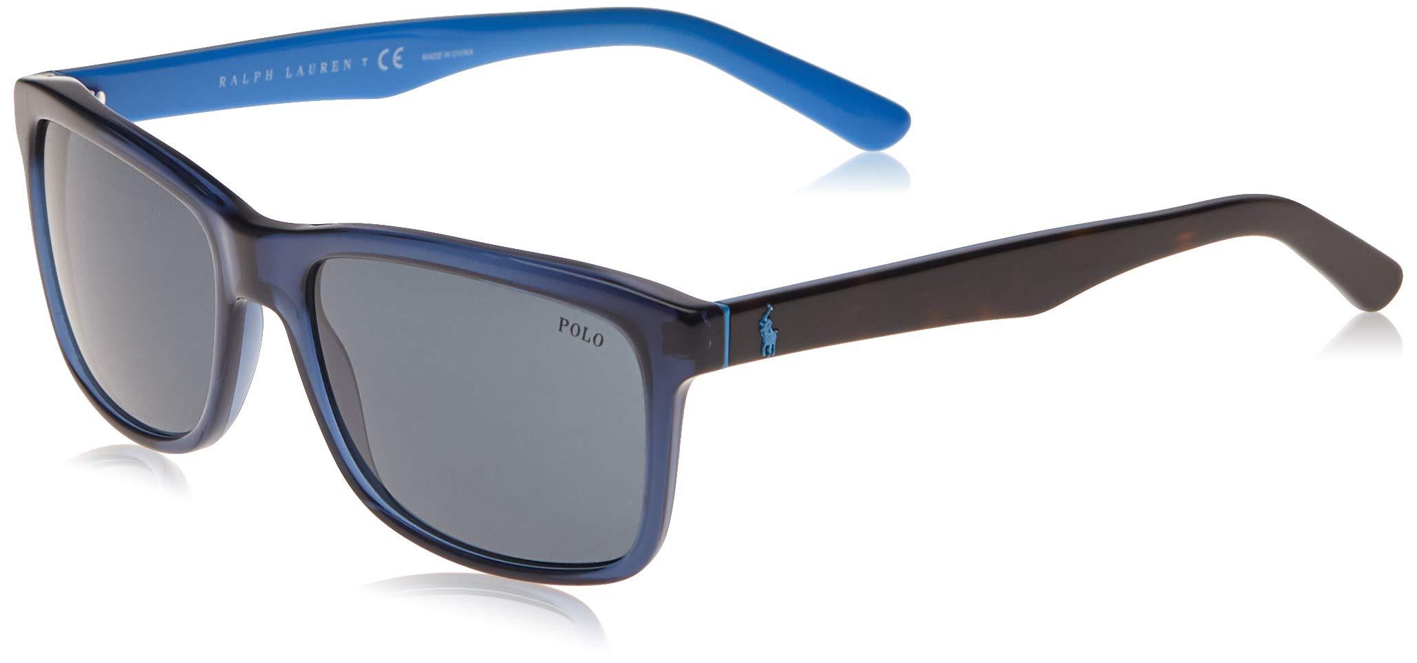 Polo Ralph Lauren Ph4098 Square Sunglasses in Transparent Blue/Grey-Blue  (Blue) for Men - Save 1% - Lyst