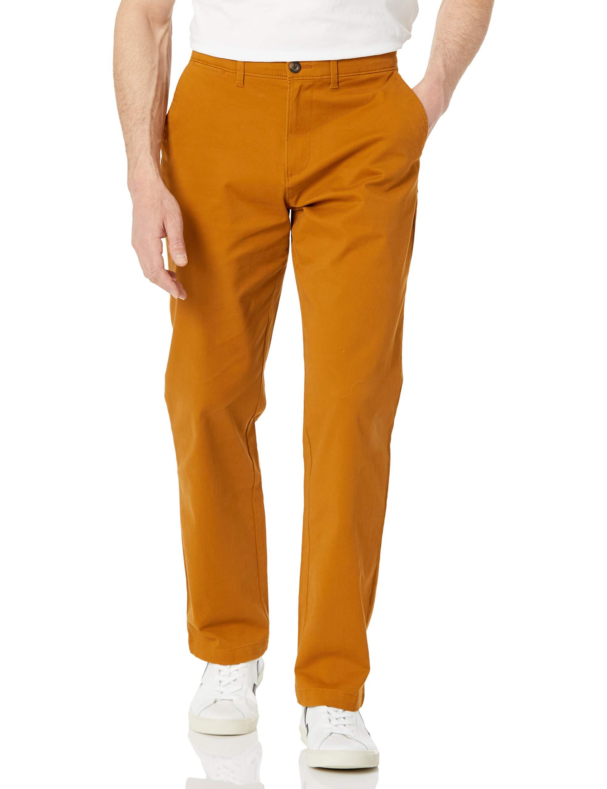 Amazon Essentials Relaxed-Fit Casual Stretch Khaki Khakis in Orange für  Herren - Sparen Sie 5% - Lyst